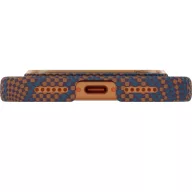   Pitaka Edge Breath of Veins Apple iPhone 18 Pro / 17 Pro hátlap tok, MagSafe, Burning Orange, narancs