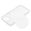 Clear 2mm iPhone 18 Pro / 17 Pro tok, csillámos, átlátszó