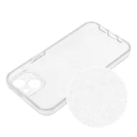   Clear 2mm iPhone 18 Pro / 17 Pro tok, csillámos, átlátszó