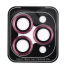 Bluestar Apple iPhone 18 Pro / 18 Pro Max lencsevédő üvegfólia felhelyező kerettel, Dark Cherry, lila