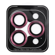   Bluestar Apple iPhone 18 Pro / 18 Pro Max lencsevédő üvegfólia felhelyező kerettel, Dark Cherry, lila