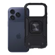   Nitro Apple iPhone 18 Pro / 17 Pro tok, megerősített sarokkal, kitámasztóval, fekete