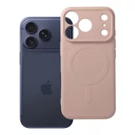  Silicone Mag Apple iPhone 18 Pro / 17 Pro tok, MagSafe, rózsaszín
