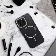   Frame Mag Apple iPhone 18 Pro / 17 Pro tok, MagSafe, fekete-ezüst