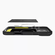   Spigen Rugged Armor MagFit Apple iPhone 18 Pro / 17 Pro tok, MagSafe, Matte Black, fekete