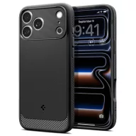   Spigen Rugged Armor MagFit Apple iPhone 18 Pro Max / 17 Pro Max tok, MagSafe, Matte Black, fekete