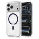 Spigen Ultra Hybrid MagFit Apple iPhone 18 Pro / 17 Pro tok, MagSafe, Clear, kék