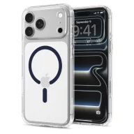   Spigen Ultra Hybrid MagFit Apple iPhone 18 Pro / 17 Pro tok, MagSafe, Clear, kék