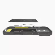   Spigen Rugged Armor MagFit Apple iPhone 18 Pro / 17 Pro tok, MagSafe, Gray, szürke