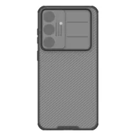   Nillkin CamShield Pro Samsung Galaxy S26 FE műanyag hátlap tok kameravédelemmel, átlátszó-fekete