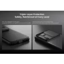 Nillkin CamShield Pro Samsung Galaxy S26 FE műanyag hátlap tok kameravédelemmel, fekete
