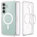 Spigen Ultra Hybrid Mag Samsung Galaxy S26 FE tok, MagSafe, Crystal Clear, átlátszó