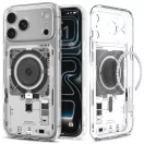 Spigen Ultra Hybrid MagFit Apple iPhone 18 Pro / 17 Pro tok, MagSafe, Neo One, átlátszó