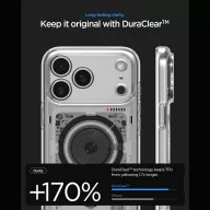   Spigen Ultra Hybrid MagFit Apple iPhone 18 Pro / 17 Pro tok, MagSafe, Neo One, átlátszó