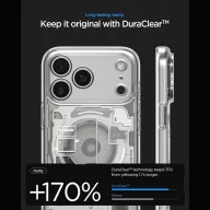   Spigen Ultra Hybrid MagFit Apple iPhone 18 Pro / 17 Pro tok, MagSafe, Zero One, natural titanium