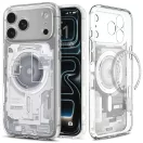 Spigen Ultra Hybrid MagFit Apple iPhone 18 Pro / 17 Pro tok, MagSafe, Zero One, fehér
