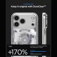   Spigen Ultra Hybrid MagFit Apple iPhone 18 Pro / 17 Pro tok, MagSafe, Zero One, fehér