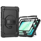 Tech-Protect Solid 2-Set Samsung Galaxy A9+ / Galaxy A11+ tablet tok kitámasztóval, kijelző védelemmel, fekete