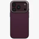 Uniq Lyden DS Magclick Apple iPhone 18 Pro / 17 Pro tok, MagSafe, műbőr, lila