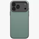 Uniq Lyden DS Magclick Apple iPhone 18 Pro / 17 Pro tok, MagSafe, műbőr, zöld