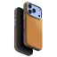 Uniq Lyden DS Magclick Apple iPhone 18 Pro / 17 Pro tok, MagSafe, műbőr, barna