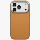 Uniq Lyden DS Magclick Apple iPhone 18 Pro / 17 Pro tok, MagSafe, műbőr, barna