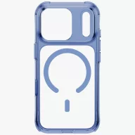   Uniq Lifepro Xtreme Magclick Apple iPhone 18 Pro / 17 Pro tok párnázott sarkakkal, MagSafe, átlátszó-kék
