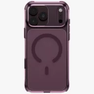   Uniq Lifepro Xtreme Magclick Apple iPhone 18 Pro / 17 Pro tok párnázott sarkakkal, MagSafe, átlátszó-lila
