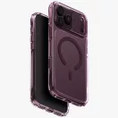 Uniq Lifepro Xtreme Magclick Apple iPhone 18 Pro / 17 Pro tok párnázott sarkakkal, MagSafe, átlátszó-lila