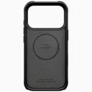 Uniq Keva Mov Magclick Apple iPhone 18 Pro / 17 Pro tok gyűrűs kitámasztóval, Magsafe, kevlár, fekete