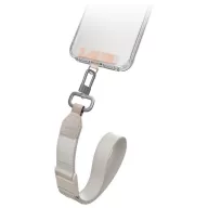   Uniq Vista 2in1 univerzális pánt, nyak / csukló pánt, telefontartó, bézs-szürke (barack)
