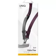   Uniq Vista Flex 2in1 univerzális pánt, nyak / csukló pánt, telefontartó, lila-szürke