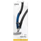 Uniq Vista Flex 2in1 univerzális pánt, nyak / csukló pánt, telefontartó, fekete-kék
