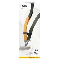   Uniq Vista Flex 2in1 univerzális pánt, nyak / csukló pánt, telefontartó, zöld-sárga