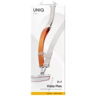   Uniq Vista Flex 2in1 univerzális pánt, nyak / csukló pánt, telefontartó, szürke-narancs