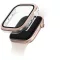 Uniq Voute Apple Watch 11 / Watch 10 42mm műanyag tok, kijelzővédő felülettel, rozéarany