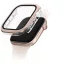 Uniq Voute Apple Watch 11 / Watch 10 42mm műanyag tok, kijelzővédő felülettel, rozéarany