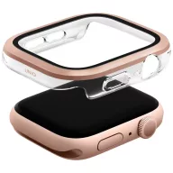   Uniq Voute Apple Watch 11 / Watch 10 42mm műanyag tok, kijelzővédő felülettel, rozéarany