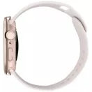 Uniq Voute Apple Watch 11 / Watch 10 42mm műanyag tok, kijelzővédő felülettel, rozéarany