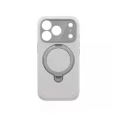 Uniq Elix Apple iPhone 18 Pro Max / 17 Pro Max tok gyűrűs telefontartóval, MagSafe, 360 fokban forgatható, ezüst
