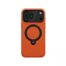 Uniq Elix Apple iPhone 18 Pro Max / 17 Pro Max tok gyűrűs telefontartóval, MagSafe, 360 fokban forgatható, narancs