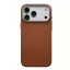 Uniq Lyden Magclick Apple iPhone 18 Pro / 17 Pro tok, MagSafe, műbőr, barna (caramel)