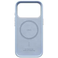   Uniq Lyden Magclick Apple iPhone 18 Pro / 17 Pro tok, MagSafe, műbőr, kék