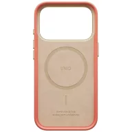   Uniq Lyden Magclick Apple iPhone 18 Pro / 17 Pro tok, MagSafe, műbőr, narancs (terracotta)