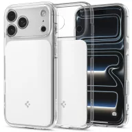   Spigen Ultra Hybrid T MagFit Apple iPhone 18 Pro / 17 Pro tok, MagSafe, Glossy White, fehér