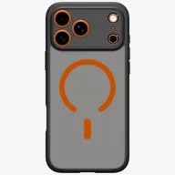   Spigen Ultra Hybrid Mag Apple iPhone 18 Pro / 17 Pro tok, MagSafe, fekete-narancs