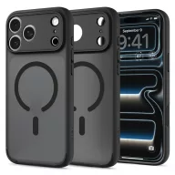  Spigen Ultra Hybrid Mag Apple iPhone 18 Pro / 17 Pro tok, MagSafe, Frost Black, fekete