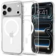   Spigen Ultra Hybrid MagFit Apple iPhone 18 Pro / 17 Pro tok, MagSafe, Clear, átlátszó-fehér