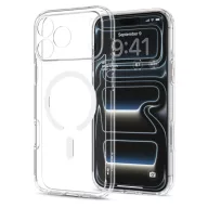   Spigen Ultra Hybrid MagFit Apple iPhone 18 Pro / 17 Pro tok, MagSafe, Clear, átlátszó-fehér