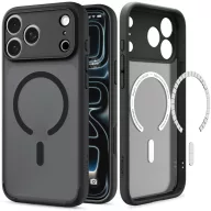   Spigen Ultra Hybrid Mag Apple iPhone 18 Pro Max / 17 Pro Max tok, MagSafe, Frost Black, fekete